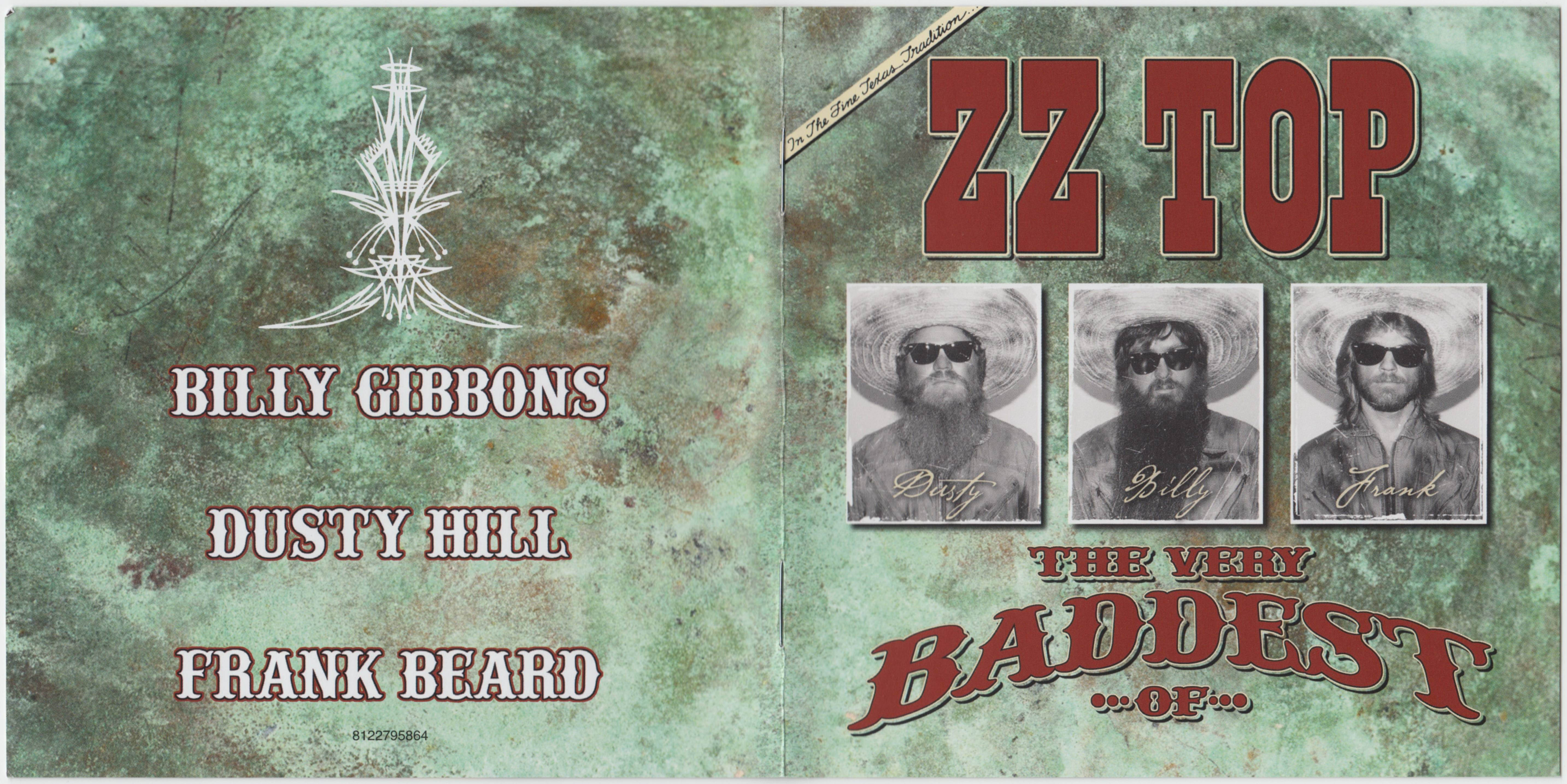 ZZ Top  The Very Baddest : Front + Inlay  eu